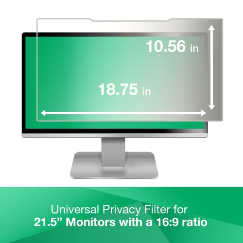 3M AG21.5W9 - Anti-Glare Privacy Filter - 21.5" Monitor - Clear - Single Pack-Express Your Love Gifts
