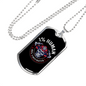 99 Percent Firefighter Gift Stainless Steel or 18k Gold Dog Tag 24" Chain-Express Your Love Gifts