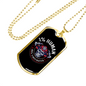99 Percent Firefighter Gift Stainless Steel or 18k Gold Dog Tag 24" Chain-Express Your Love Gifts