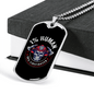 99 Percent Firefighter Gift Stainless Steel or 18k Gold Dog Tag 24" Chain-Express Your Love Gifts