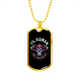 99 Percent Firefighter Gift Stainless Steel or 18k Gold Dog Tag 24" Chain-Express Your Love Gifts