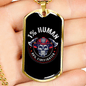 99 Percent Firefighter Gift Stainless Steel or 18k Gold Dog Tag 24" Chain-Express Your Love Gifts