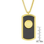 Our Father Two Toned Dog Tag Necklace-Express Your Love Gifts