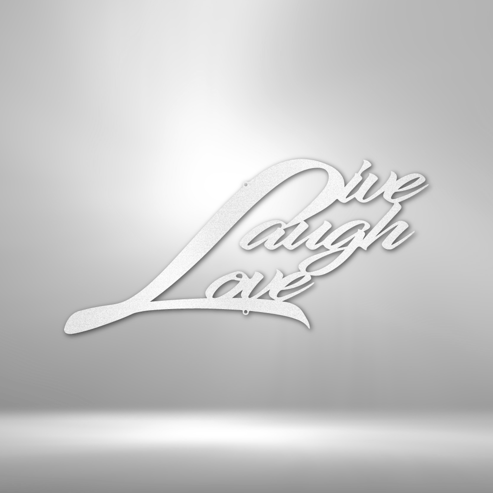 Live Laugh Love Steel Sign Steel Art Wall Metal Decor-Express Your Love Gifts