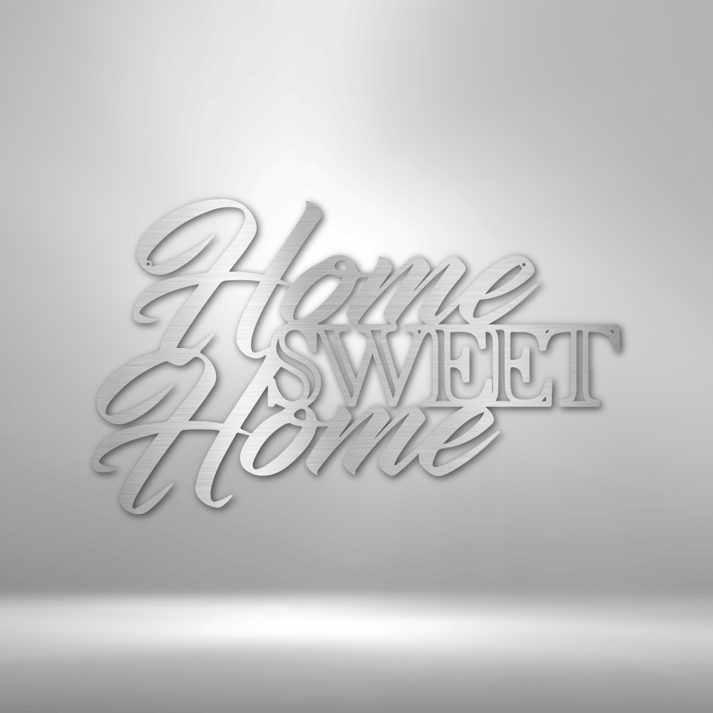 Home Sweet Home Steel Sign Steel Art Wall Metal Decor-Express Your Love Gifts