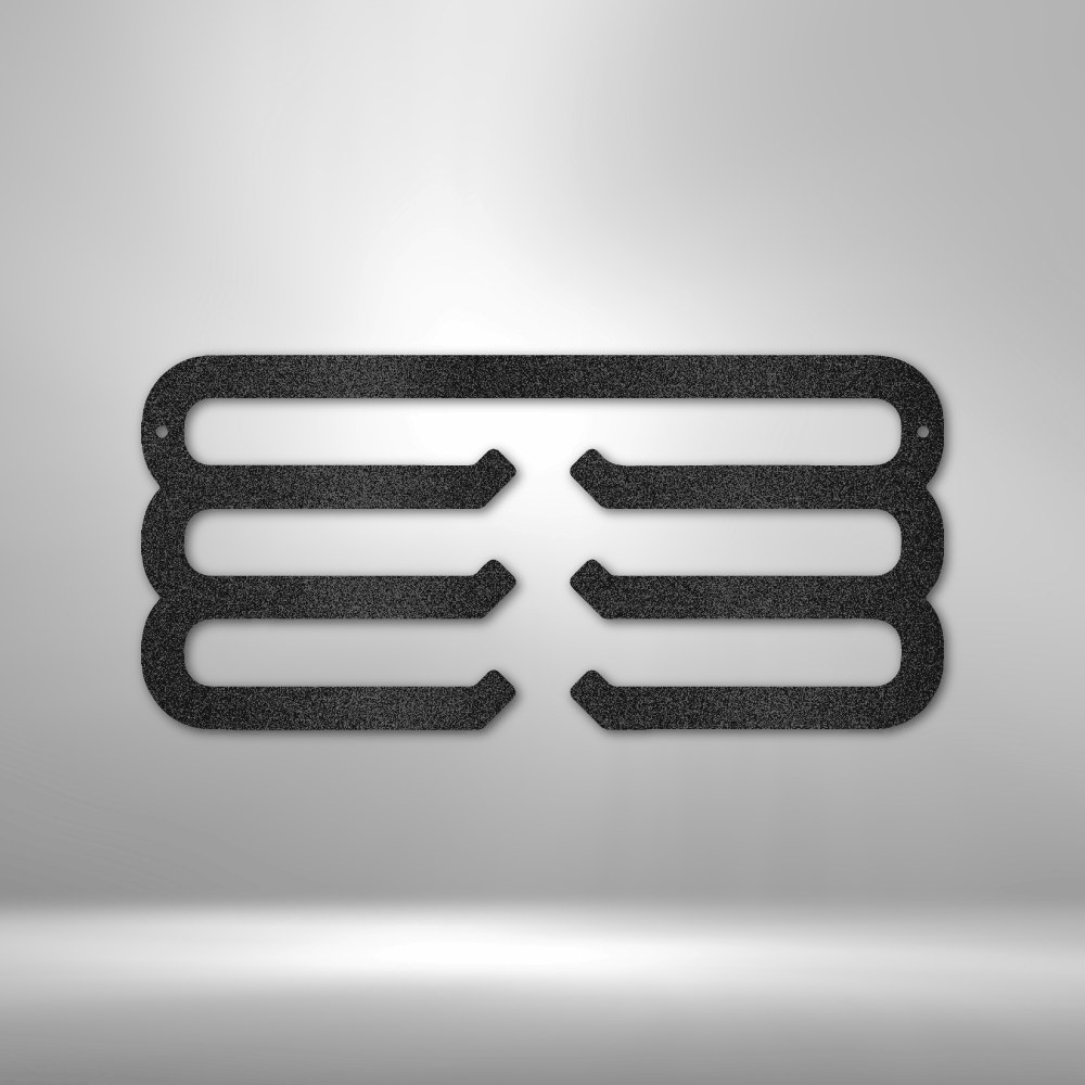 Sports Medal Hanger Monogram Steel Sign Steel Art Wall Metal Decor-Express Your Love Gifts