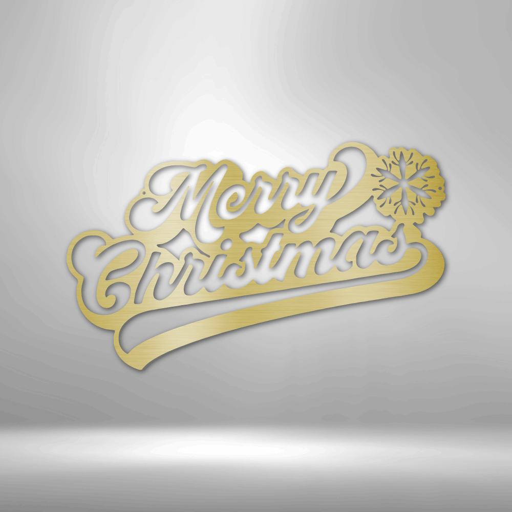 Merry Christmas Quote Steel Sign Steel Art Wall Metal Decor-Express Your Love Gifts