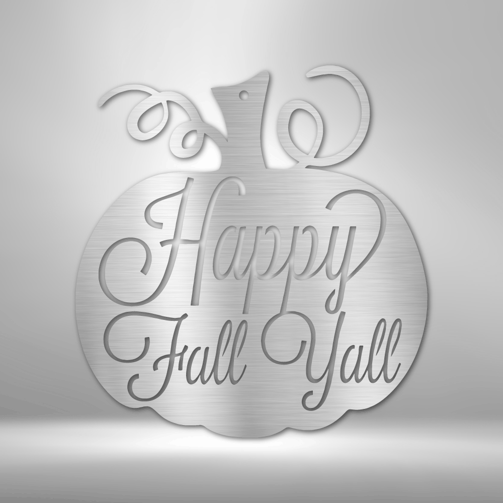 Fall Pumpkin Steel Sign Steel Art Wall Metal Decor-Express Your Love Gifts
