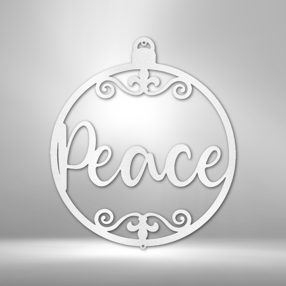 Peace Ornament Steel Sign Steel Art Wall Metal Decor-Express Your Love Gifts
