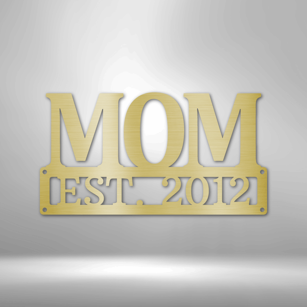 Personalized Mother's Day Plaque Steel Sign Steel Art Wall Metal Decor-Express Your Love Gifts