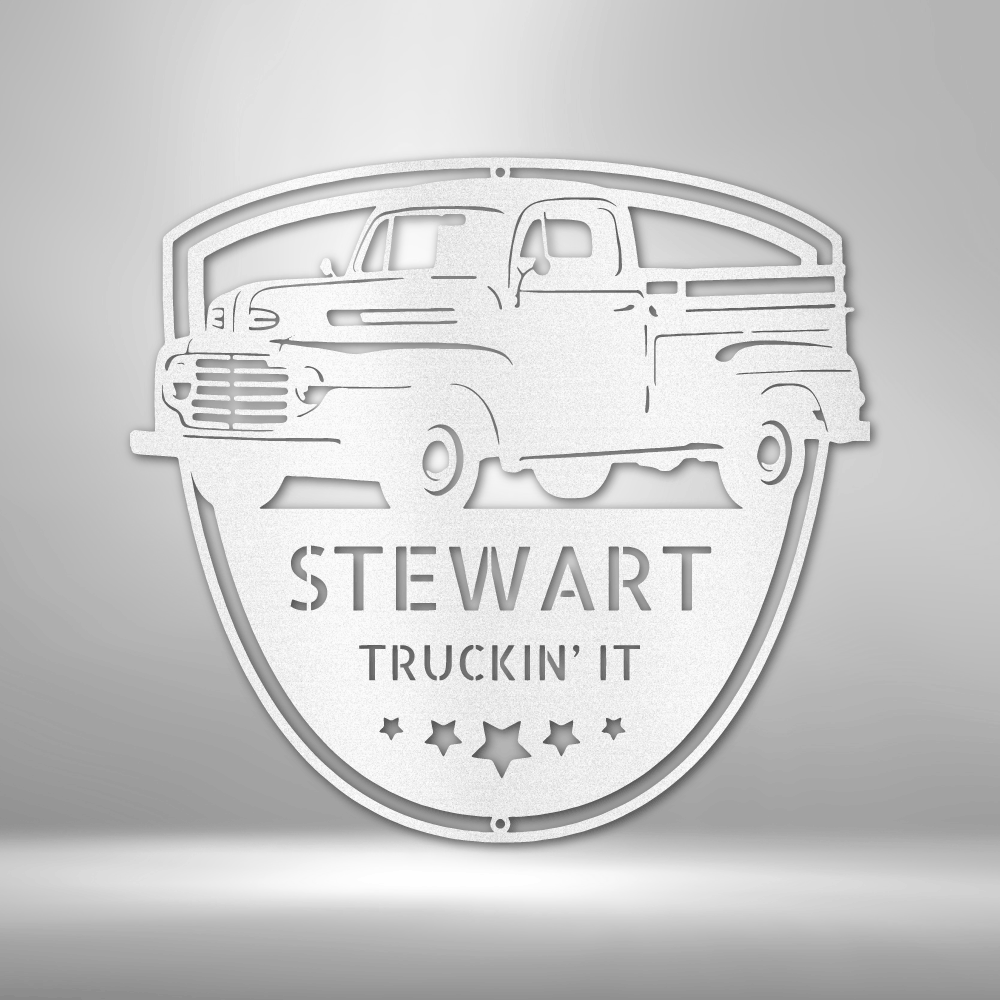 Personalized Classic Ford 150 Monogram Steel Sign Steel Art Wall Metal Decor-Express Your Love Gifts