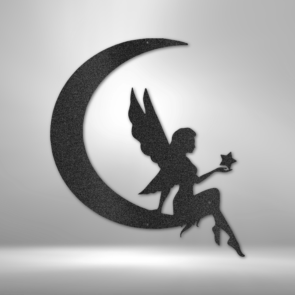 Fairy Moon Steel Sign Steel Art Wall Metal Decor-Express Your Love Gifts