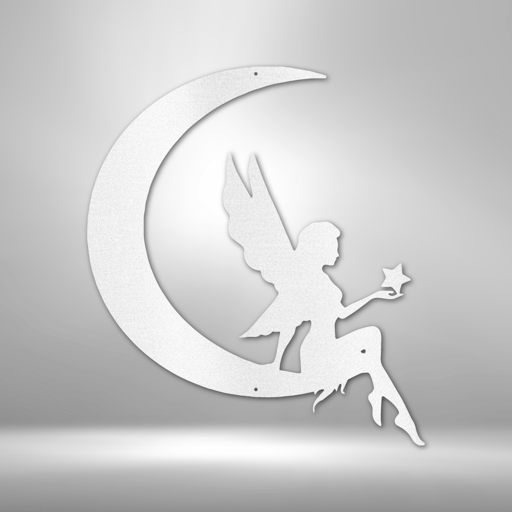Fairy Moon Steel Sign Steel Art Wall Metal Decor-Express Your Love Gifts