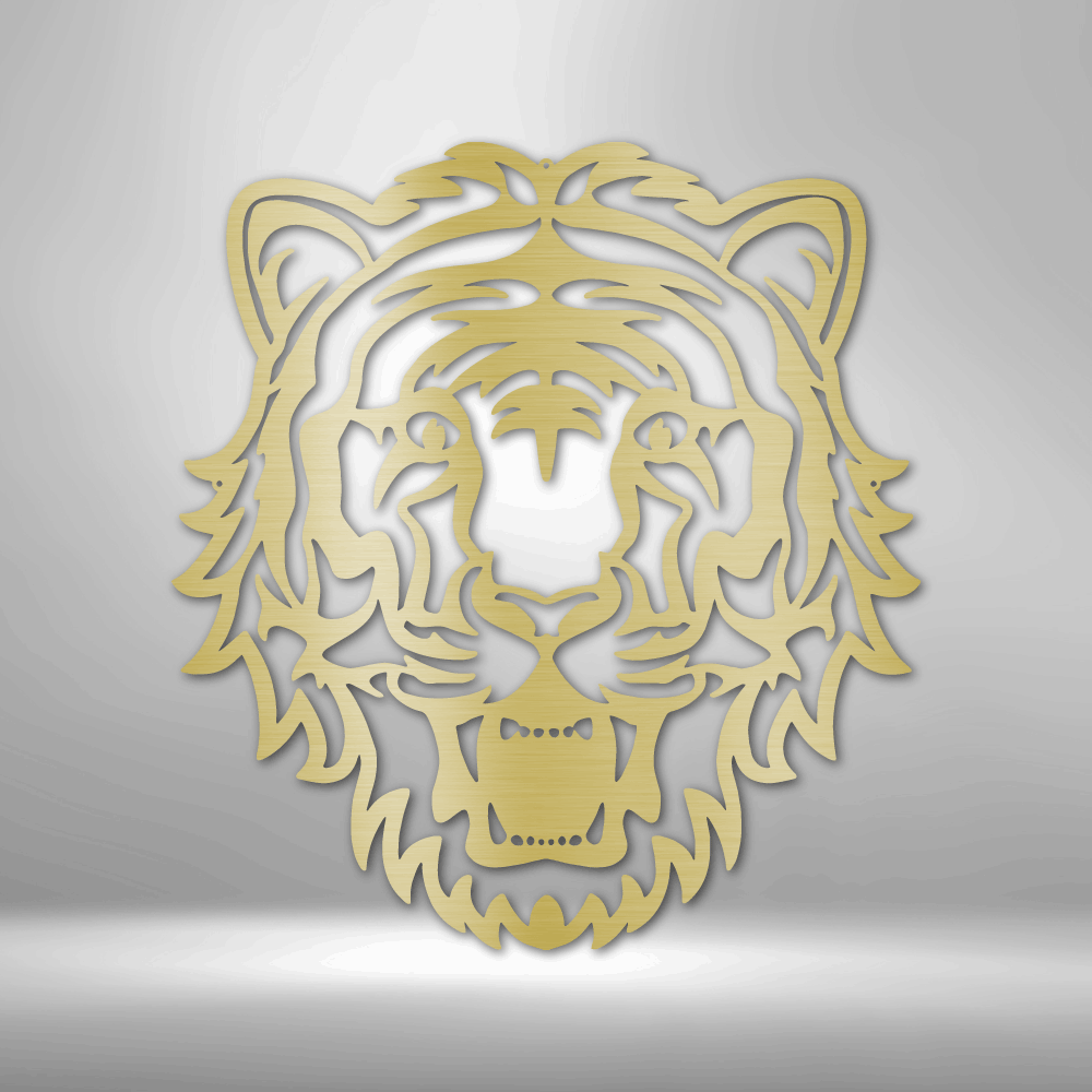 Eye of the Tiger Metal Sign Steel Sign Steel Art Wall Metal Decor-Express Your Love Gifts