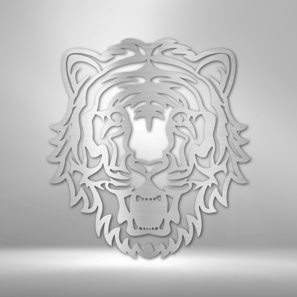 Eye of the Tiger Metal Sign Steel Sign Steel Art Wall Metal Decor-Express Your Love Gifts