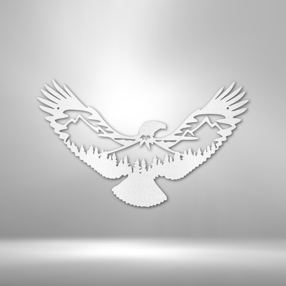 Eagle Scene Metal Art Eagle Metal Wall Art Eagle Wall Decor Wall Hanging-Express Your Love Gifts