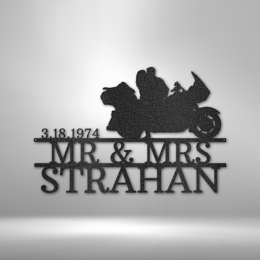 Personalized Motorcycle 1 Steel Sign Steel Art Wall Metal Decor-Express Your Love Gifts