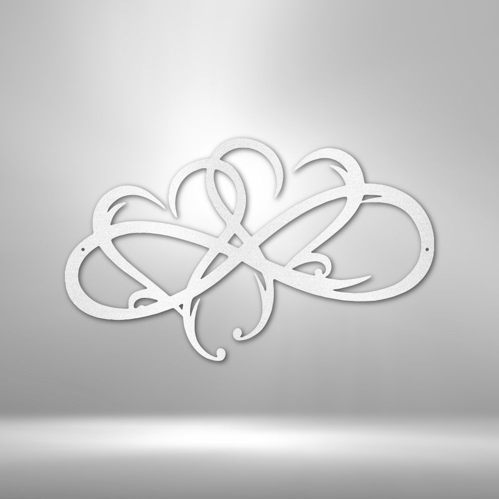 New Infinity Hearts Steel Sign Steel Art Wall Metal Decor-Express Your Love Gifts