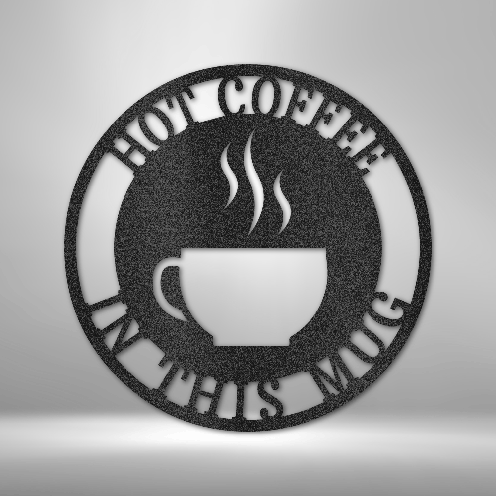 Coffee Haze Monogram Steel Sign Steel Art Wall Metal Decor-Express Your Love Gifts
