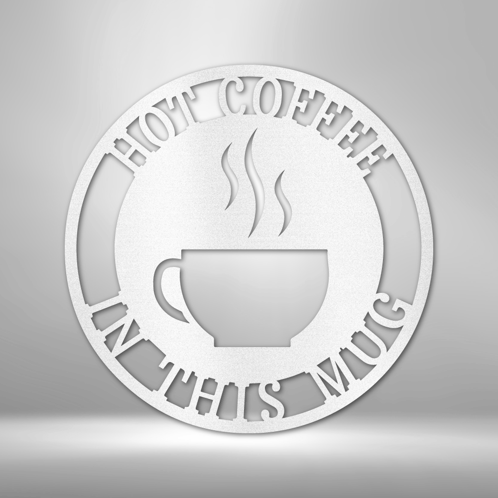 Coffee Haze Monogram Steel Sign Steel Art Wall Metal Decor-Express Your Love Gifts