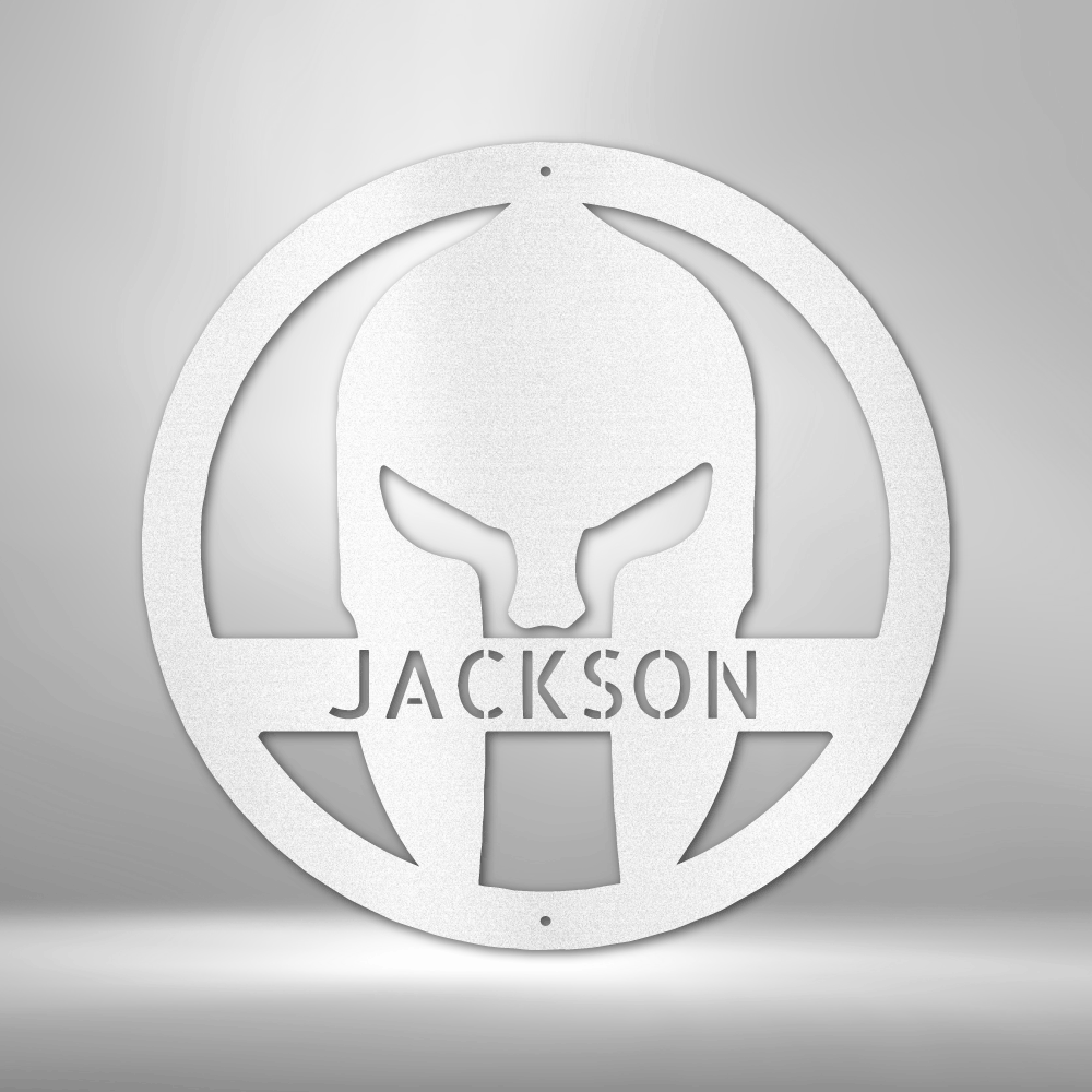 Personalized Spartan Helmet Steel Sign Steel Art Wall Metal Decor-Express Your Love Gifts