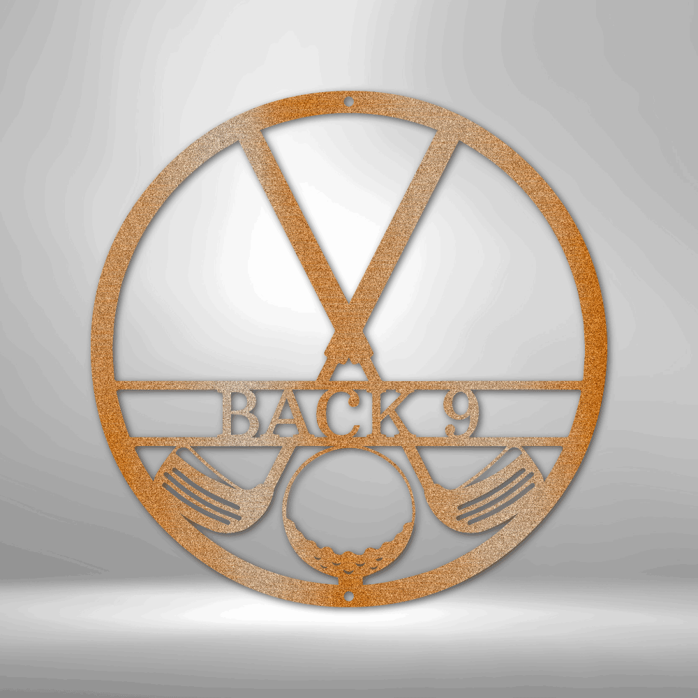Personalized Golf Club Monogram Steel Sign Steel Art Wall Metal Decor-Express Your Love Gifts