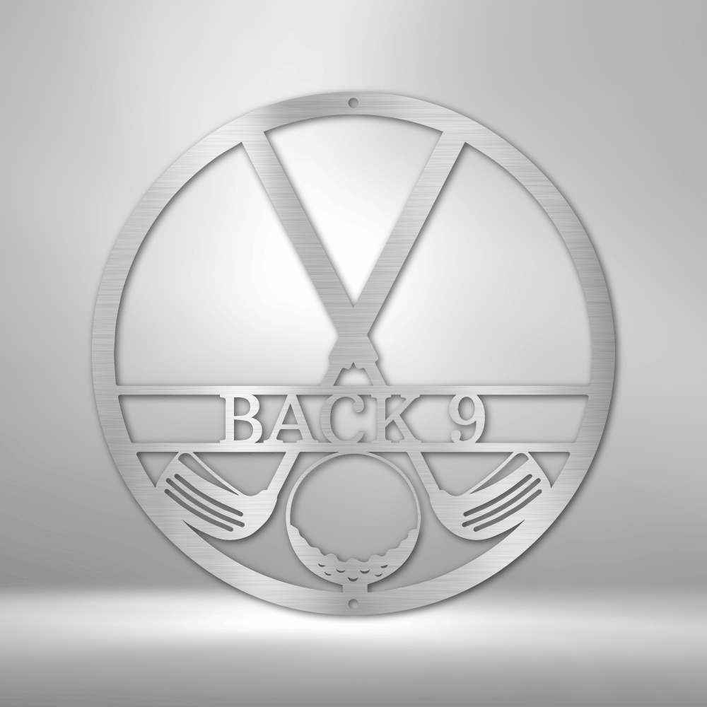 Personalized Golf Club Monogram Steel Sign Steel Art Wall Metal Decor-Express Your Love Gifts