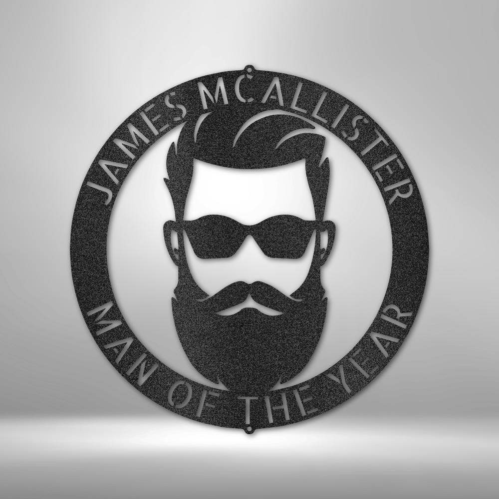Personalized Manly Monogram Steel Sign Steel Art Wall Metal Decor-Express Your Love Gifts