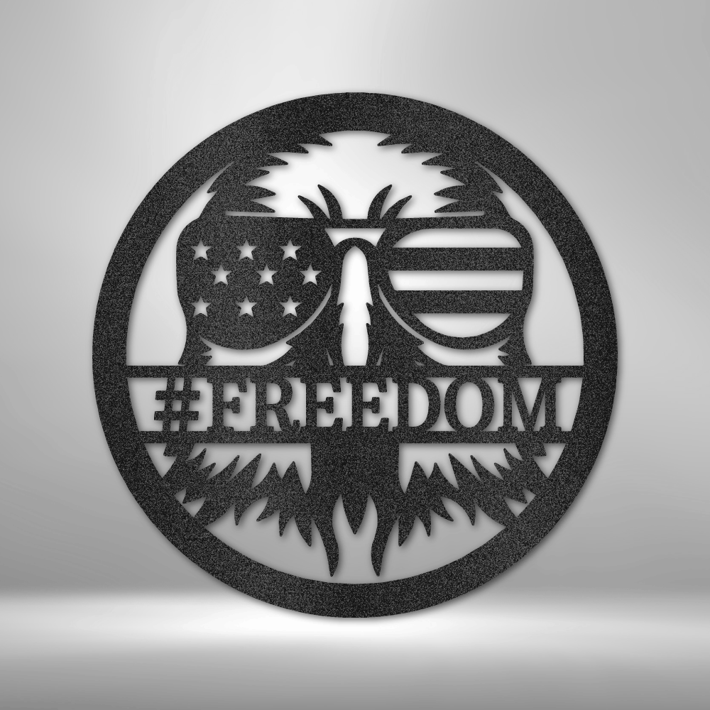 Personalized American Eagle Monogram Steel Sign Steel Art Wall Metal Decor-Express Your Love Gifts