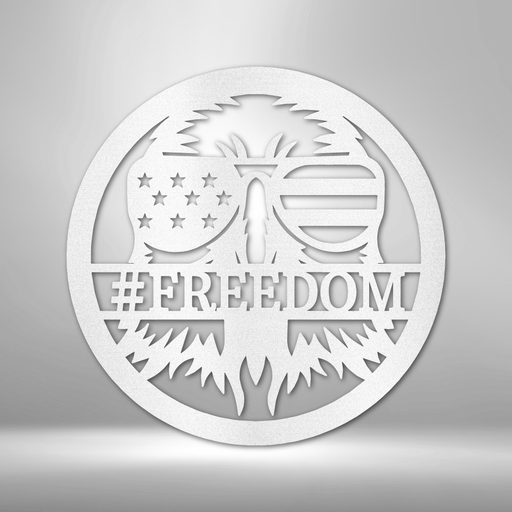 Personalized American Eagle Monogram Steel Sign Steel Art Wall Metal Decor-Express Your Love Gifts