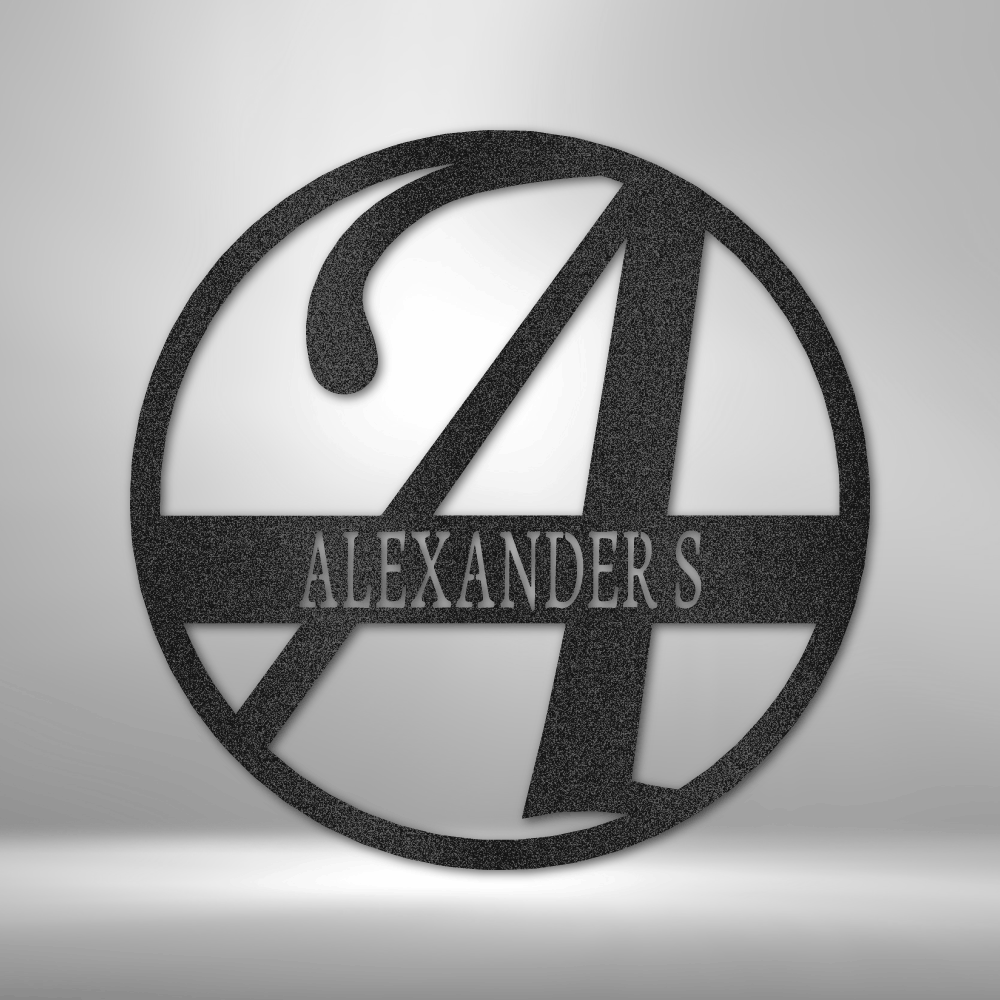 Personalized Exemplary Family Name Steel Sign Steel Art Wall Metal Decor-Express Your Love Gifts