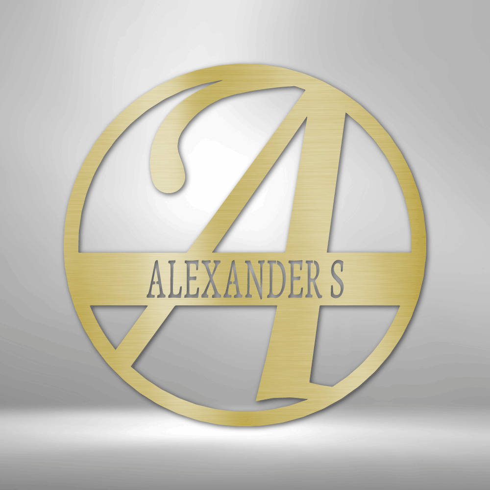 Personalized Exemplary Family Name Steel Sign Steel Art Wall Metal Decor-Express Your Love Gifts