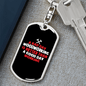 A Bad Woodworking Day Swivel Keychain Woodworker Dog Tag Stainless Steel or 18k Gold-Express Your Love Gifts