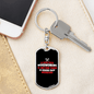 A Bad Woodworking Day Swivel Keychain Woodworker Dog Tag Stainless Steel or 18k Gold-Express Your Love Gifts