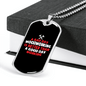 A Bad Woodworking Day Woodworker Dog Tag Stainless Steel or 18k Gold W 24"-Express Your Love Gifts