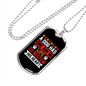 A Dog Has a Life Necklace Stainless Steel or 18k Gold Dog Tag 24" Chain-Express Your Love Gifts