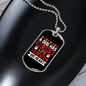 A Dog Has a Life Necklace Stainless Steel or 18k Gold Dog Tag 24" Chain-Express Your Love Gifts