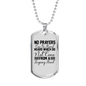 A Forgiving Heart Necklace Stainless Steel or 18k Gold Dog Tag 24" Chain-Express Your Love Gifts