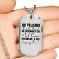 A Forgiving Heart Necklace Stainless Steel or 18k Gold Dog Tag 24" Chain-Express Your Love Gifts