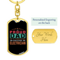 A Freaking Awesome Electrician Swivel Keychain Dog Tag Stainless Steel or 18k Gold-Express Your Love Gifts
