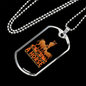 A Horse Inside a Man Horse Necklace Stainless Steel or 18k Gold Dog Tag 24" Chain-Express Your Love Gifts