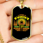 A House Without a Dog Necklace Stainless Steel or 18k Gold Dog Tag 24" Chain-Express Your Love Gifts