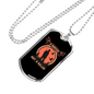 A Hunter Not A Killer Hunting Necklace Stainless Steel or 18k Gold Dog Tag 24"-Express Your Love Gifts