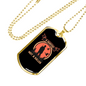 A Hunter Not A Killer Hunting Necklace Stainless Steel or 18k Gold Dog Tag 24"-Express Your Love Gifts