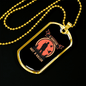A Hunter Not A Killer Hunting Necklace Stainless Steel or 18k Gold Dog Tag 24"-Express Your Love Gifts