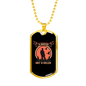 A Hunter Not A Killer Hunting Necklace Stainless Steel or 18k Gold Dog Tag 24"-Express Your Love Gifts