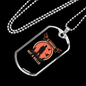 A Hunter Not A Killer Hunting Necklace Stainless Steel or 18k Gold Dog Tag 24"-Express Your Love Gifts