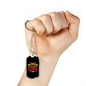 A Man is Good if He Has a Dog Necklace Stainless Steel or 18k Gold Dog Tag 24" Chain-Express Your Love Gifts
