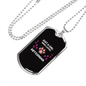 Abyssinian Cat Necklace Stainless Steel or 18k Gold Dog Tag 24" Chain-Express Your Love Gifts