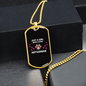 Abyssinian Cat Necklace Stainless Steel or 18k Gold Dog Tag 24" Chain-Express Your Love Gifts